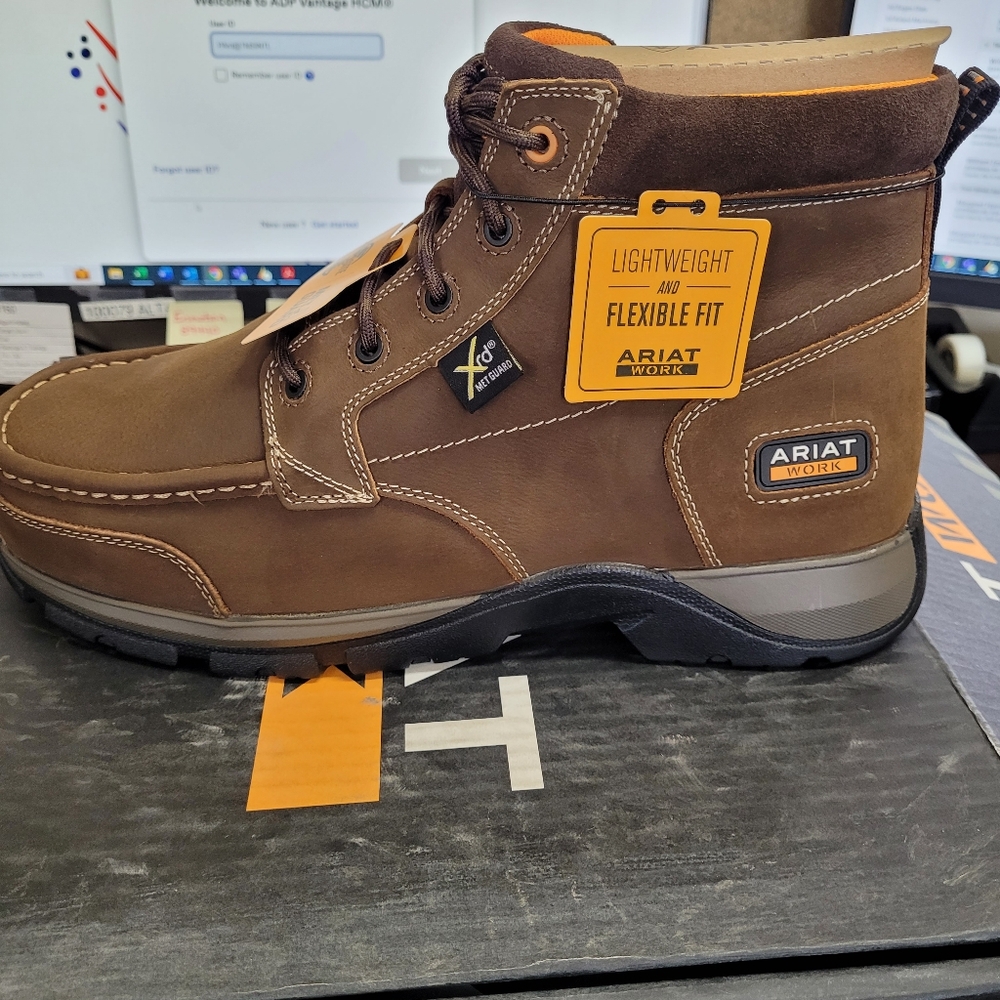 Ariat Work Men's EDGE LTE CHUKKA Composite Toe Boot size11